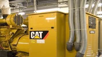 large yellow generator