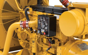 Pantropic Power industrial CAT generators at a facility site.