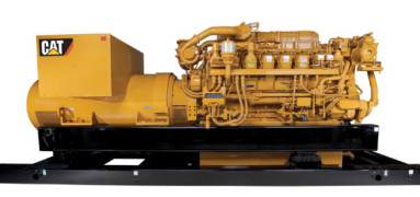 Pantropic Power industrial CAT generators at a facility site.